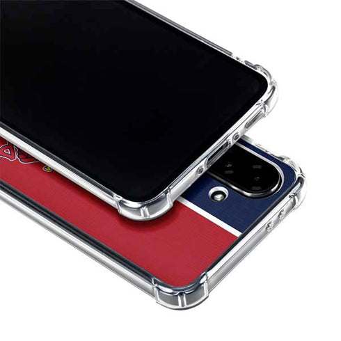 MLB St. Louis Cardinals Split Galaxy A36 5G Clear Case