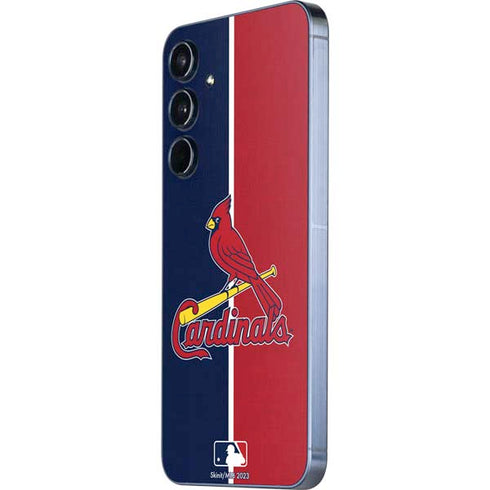 MLB St. Louis Cardinals Split Galaxy A55 5G Skin