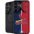 MLB St. Louis Cardinals Split Galaxy S24 Plus Kickstand Case