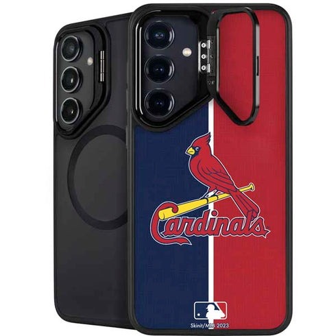 MLB St. Louis Cardinals Split Galaxy S25 Plus Kickstand Case