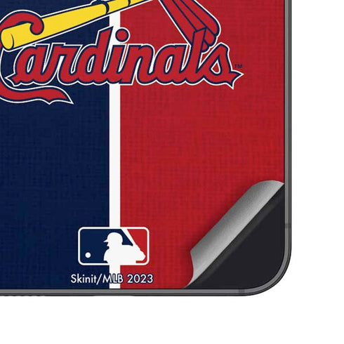 MLB St. Louis Cardinals Split Galaxy S25 Plus Skin