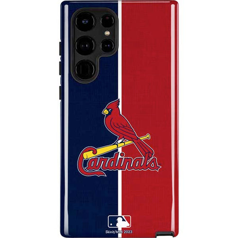 MLB St. Louis Cardinals Split Galaxy S25 Ultra Impact Case