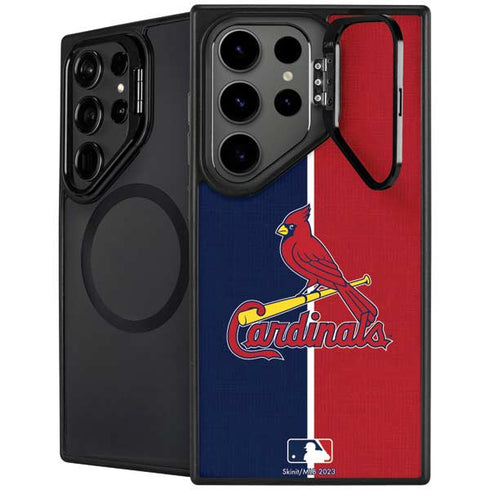 MLB St. Louis Cardinals Split Galaxy S24 Ultra Kickstand Case