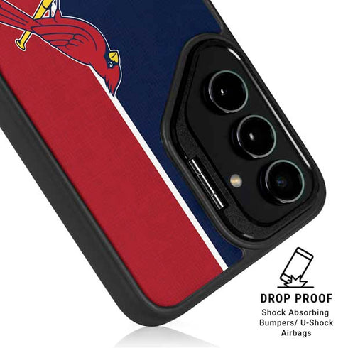 MLB St. Louis Cardinals Split Galaxy S24 Ultra Kickstand Case
