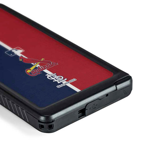 MLB St. Louis Cardinals Split Galaxy S24 Ultra Waterproof Case