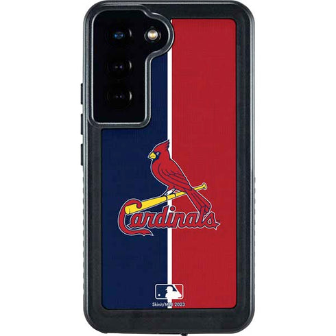 MLB St. Louis Cardinals Split Galaxy S24 Waterproof Case