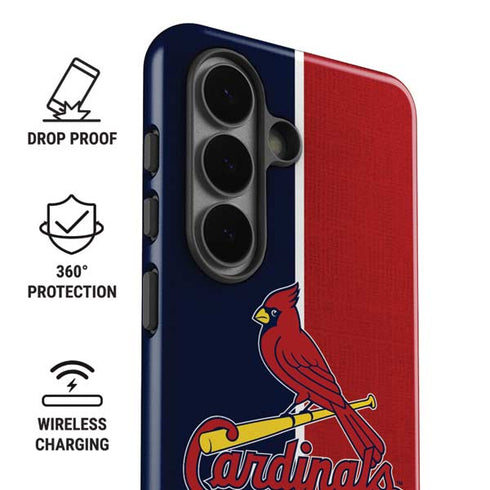 MLB St. Louis Cardinals Split Galaxy S26 Plus Impact Case