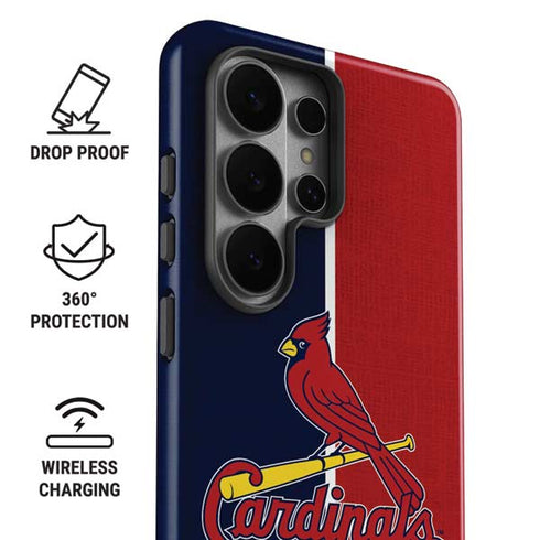MLB St. Louis Cardinals Split Galaxy S26 Ultra Impact Case