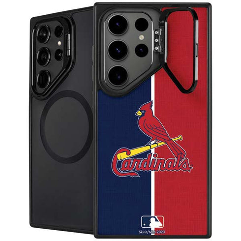 MLB St. Louis Cardinals Split Galaxy S26 Ultra Kickstand Case