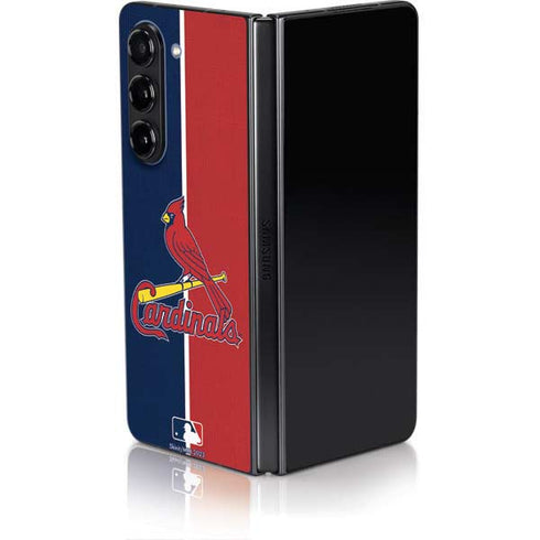 MLB St. Louis Cardinals Split Galaxy Z Fold5 5G Skin