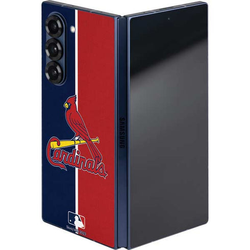 MLB St. Louis Cardinals Split Galaxy Z Fold6 Skin