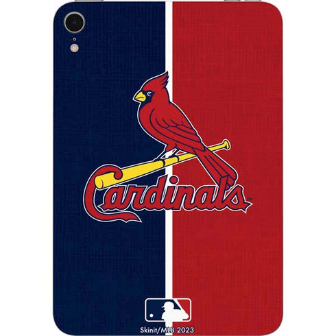MLB St. Louis Cardinals Split Apple iPad Mini Skin
