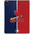 MLB St. Louis Cardinals Split iPad Pro 11in (2024) Clear Case