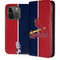 MLB St. Louis Cardinals Split iPhone 15 Pro Folio Case