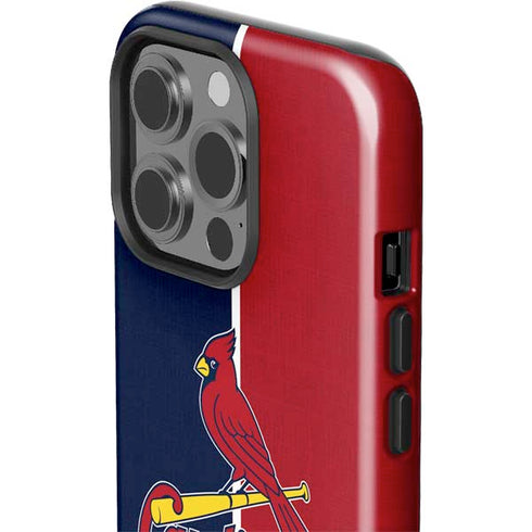 MLB St. Louis Cardinals Split iPhone 15 Pro Impact Case
