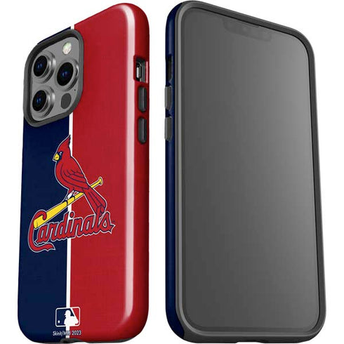 MLB St. Louis Cardinals Split iPhone 15 Pro Impact Case