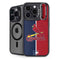MLB St. Louis Cardinals Split iPhone 15 Pro Max Kickstand Case