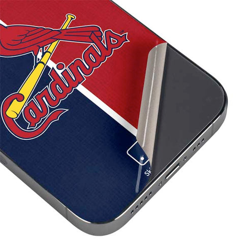MLB St. Louis Cardinals Split iPhone 15 Pro Max Skin
