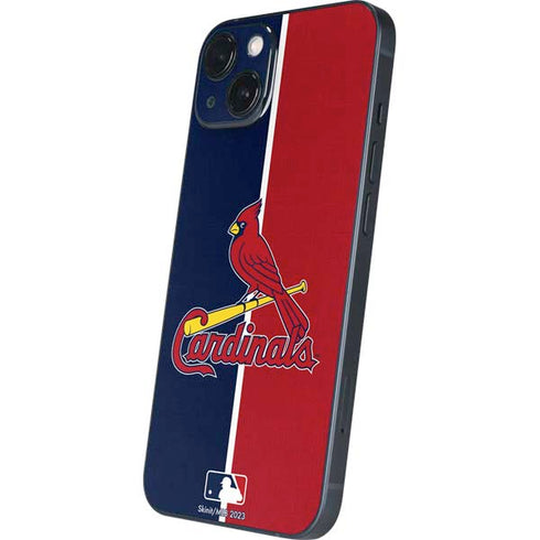 MLB St. Louis Cardinals Split iPhone 15 Skin