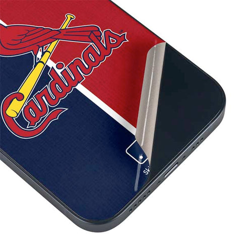 MLB St. Louis Cardinals Split iPhone 15 Skin