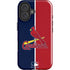 MLB St. Louis Cardinals Split iPhone 16 Impact Case