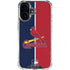 MLB St. Louis Cardinals Split iPhone 16 Plus Clear Case