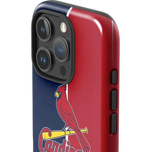 MLB St. Louis Cardinals Split iPhone 16 Pro Impact Case