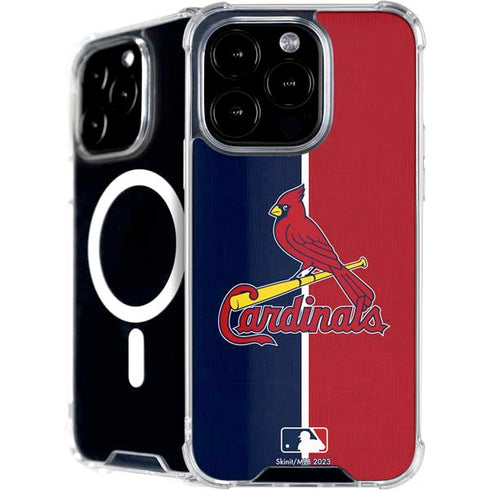 MLB St. Louis Cardinals Split iPhone 16 Pro MagSafe Case