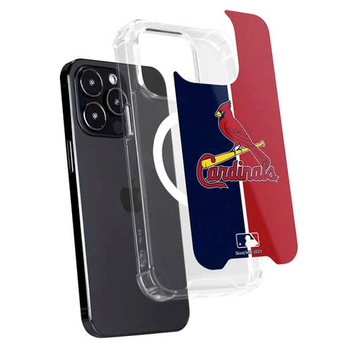 MLB St. Louis Cardinals Split iPhone 16 Pro MagSafe Case