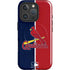 MLB St. Louis Cardinals Split iPhone 16 Pro Magsafe Impact Case