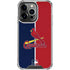 MLB St. Louis Cardinals Split iPhone 16 Pro Max Clear Case