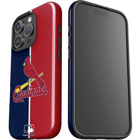 MLB St. Louis Cardinals Split iPhone 16 Pro Max Impact Case