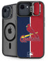 MLB St. Louis Cardinals Split iPhone 16e Kickstand Case