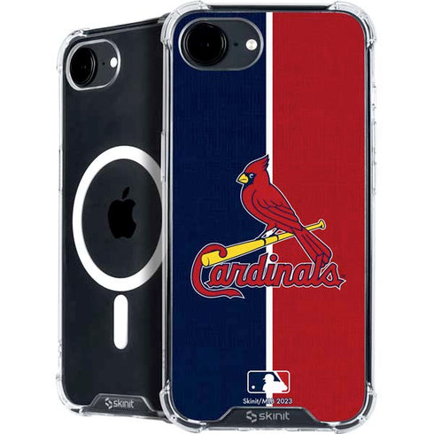 MLB St. Louis Cardinals Split iPhone 16e MagSafe Case