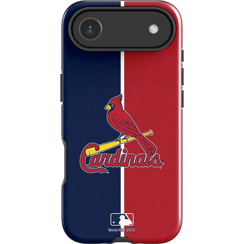 MLB St. Louis Cardinals Split iPhone 17 Air Impact Case