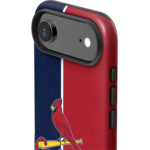 MLB St. Louis Cardinals Split iPhone 17 Air Impact Case