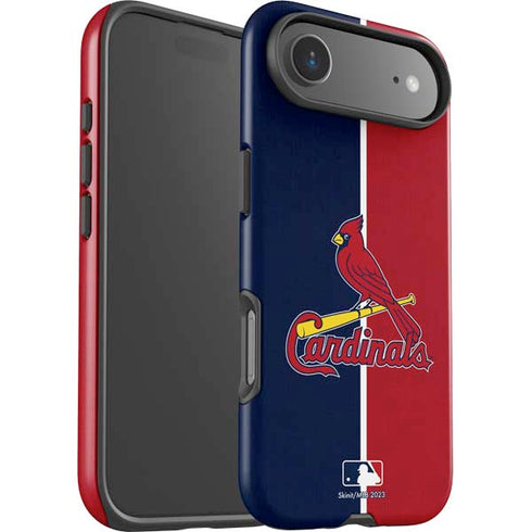 MLB St. Louis Cardinals Split iPhone 17 Air Impact Case