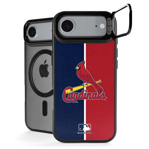 MLB St. Louis Cardinals Split iPhone 17 Air Kickstand Case