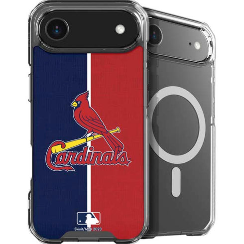 MLB St. Louis Cardinals Split iPhone 17 Air MagSafe Case