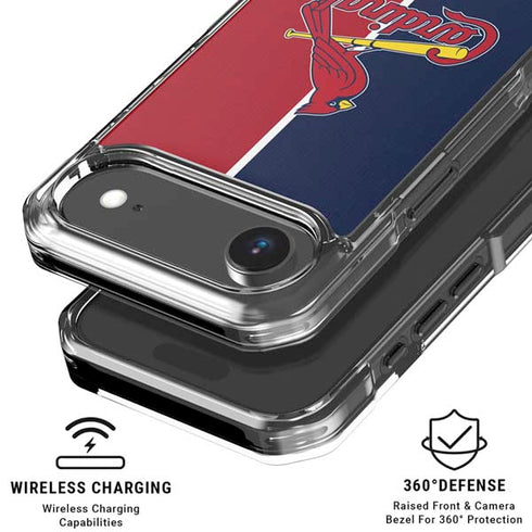 MLB St. Louis Cardinals Split iPhone 17 Air MagSafe Case