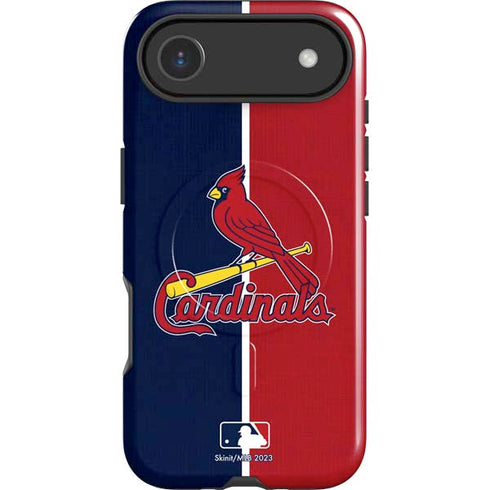 MLB St. Louis Cardinals Split iPhone 17 Air Magsafe Impact Case
