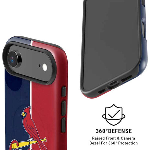 MLB St. Louis Cardinals Split iPhone 17 Air Magsafe Impact Case