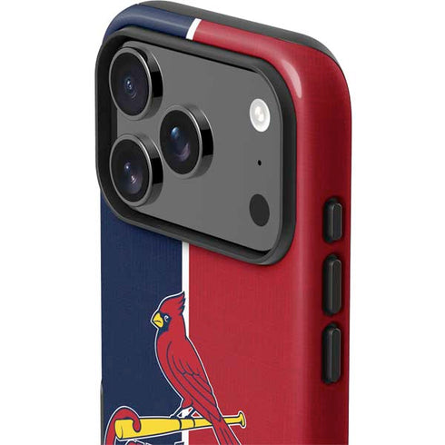 MLB St. Louis Cardinals Split iPhone 17 Pro Impact Case