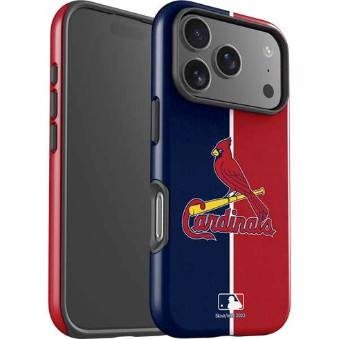 MLB St. Louis Cardinals Split iPhone 17 Pro Impact Case