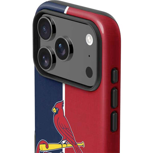 MLB St. Louis Cardinals Split iPhone 17 Pro Max Impact Case
