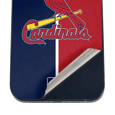 MLB St. Louis Cardinals Split iPhone 17 Skin