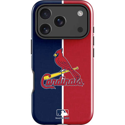 MLB St. Louis Cardinals Split iPhone 18 Pro Impact Case