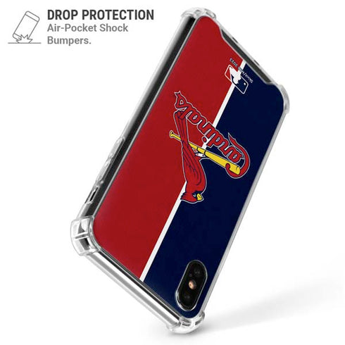MLB St. Louis Cardinals Split iPhone X/XS Clear Case