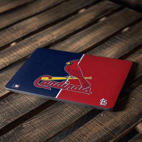 MLB St. Louis Cardinals Split Apple MacBook Air Skin