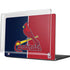 MLB St. Louis Cardinals Split MacBook Pro 14in (2021-24) Case plus Skin